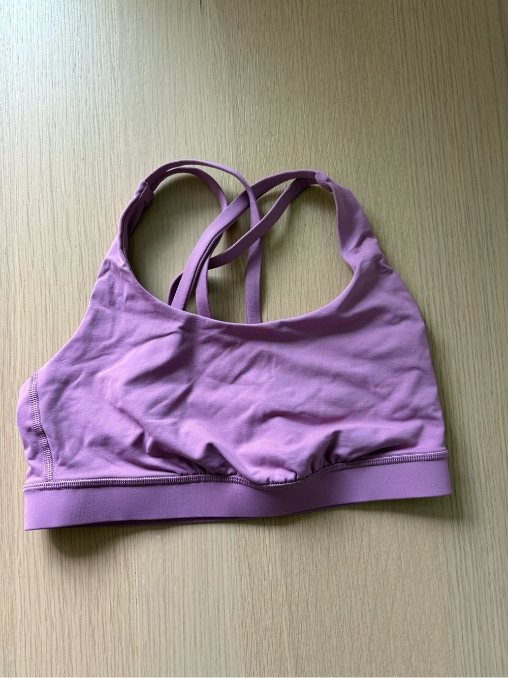 Lululemon size 6 align sports bra, purple pink
